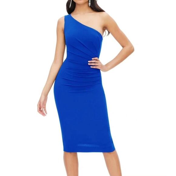 NWT Dress the Population Martine Dress in Electric Blue - Picture 1 of 10